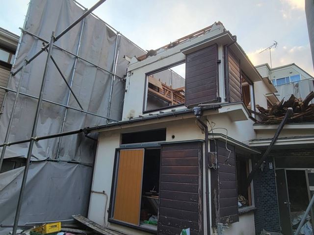 木造2階建て解体工事(東京都江戸川区南篠崎)　工事後の様子です。
